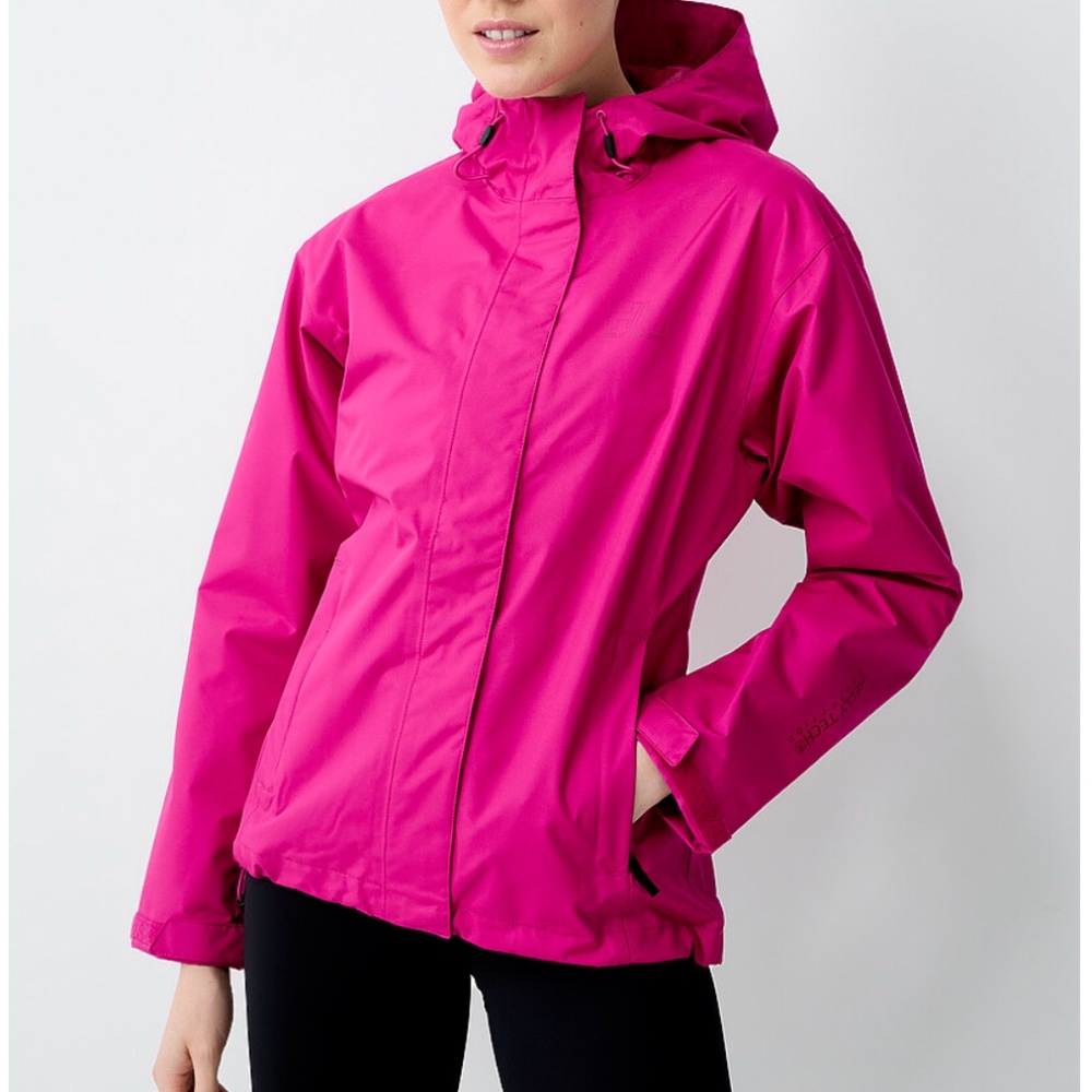 Helly Hansen fuchsia pink Seven J hooded technical raincoat NWT